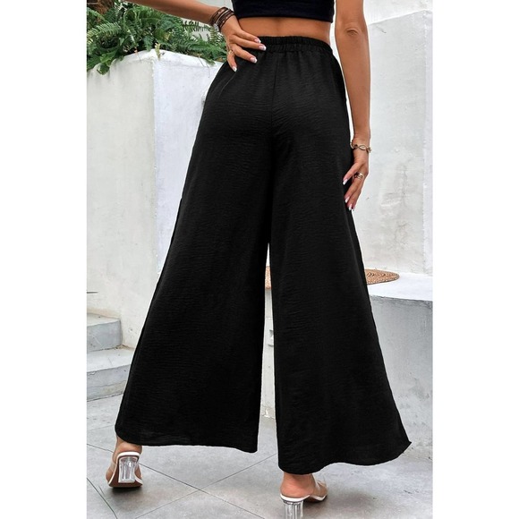 Button Down Wide Leg Pants - Picture 2 of 4